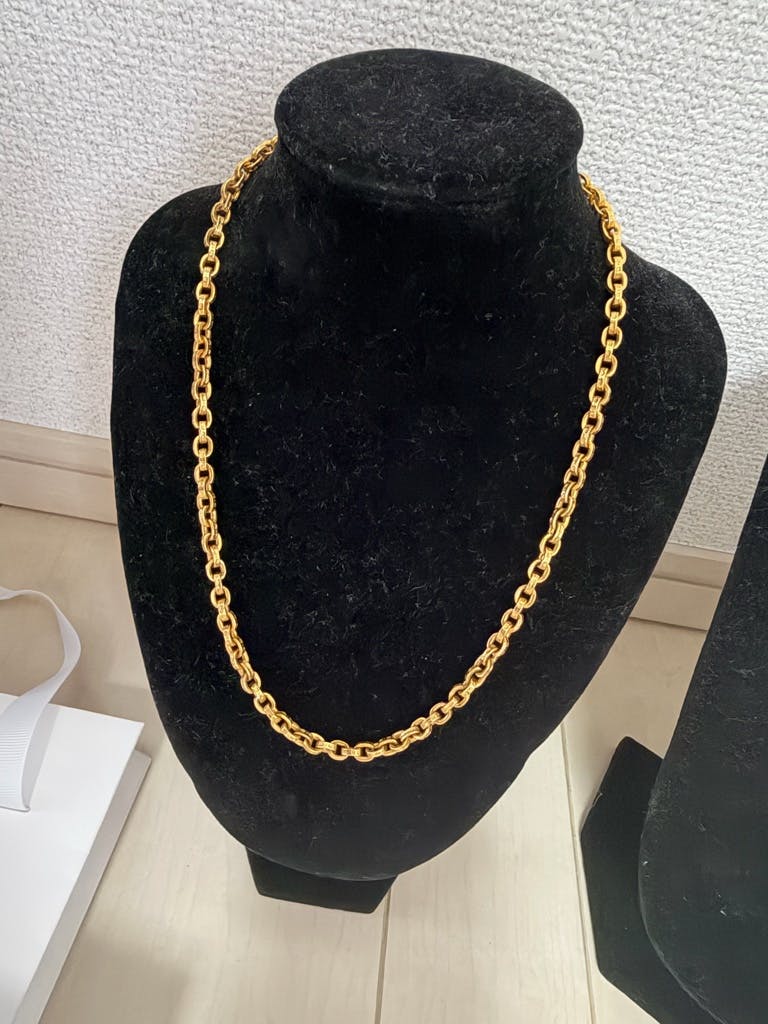 chrome hearts ペーパーチェーン paper chain 18インチ 22k