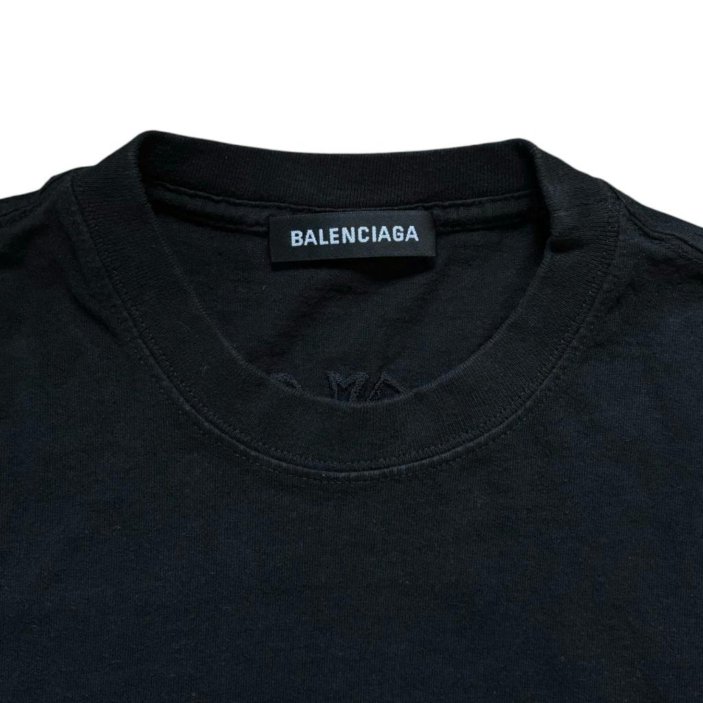 BALENCIAGA 19SS タトゥーロゴ 刺繍 Tシャツ - ARCHIVESTOCK