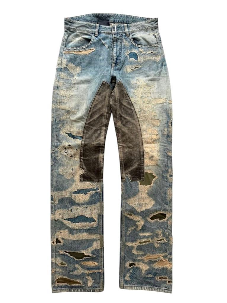 GIVENCHY BORO デストロイ モレスキンデニム 初期モデル GIVENCHY MMW期 BOROデニム モールスキン 初期 名作 希少 - ARCHIVESTOCK