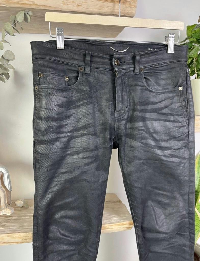 Saint Laurent black coating skinny denim sold - ARCHIVESTOCK