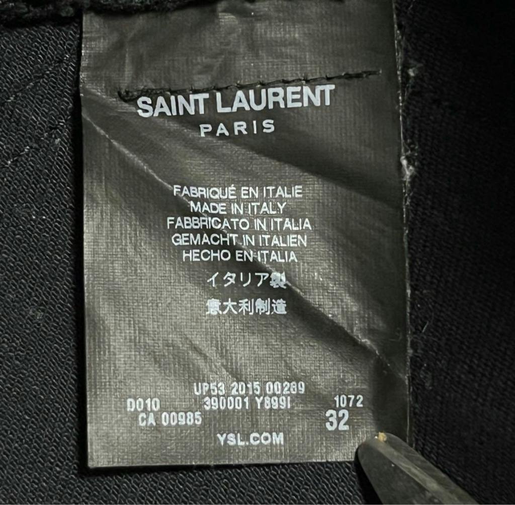 エディ期 Saint Laurent coating denim black 32 - ARCHIVESTOCK