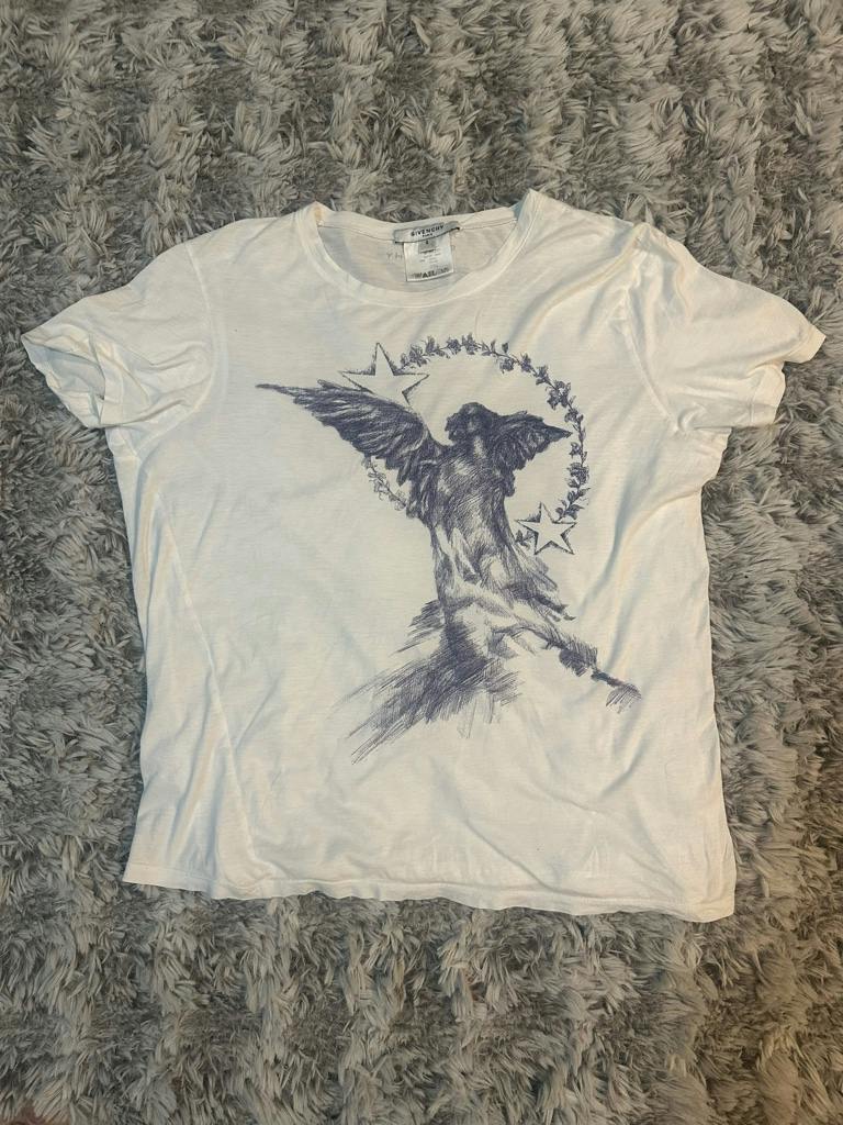 Givenchy エンジェル スター プリントTシャツ 白 S リカルドティッシ