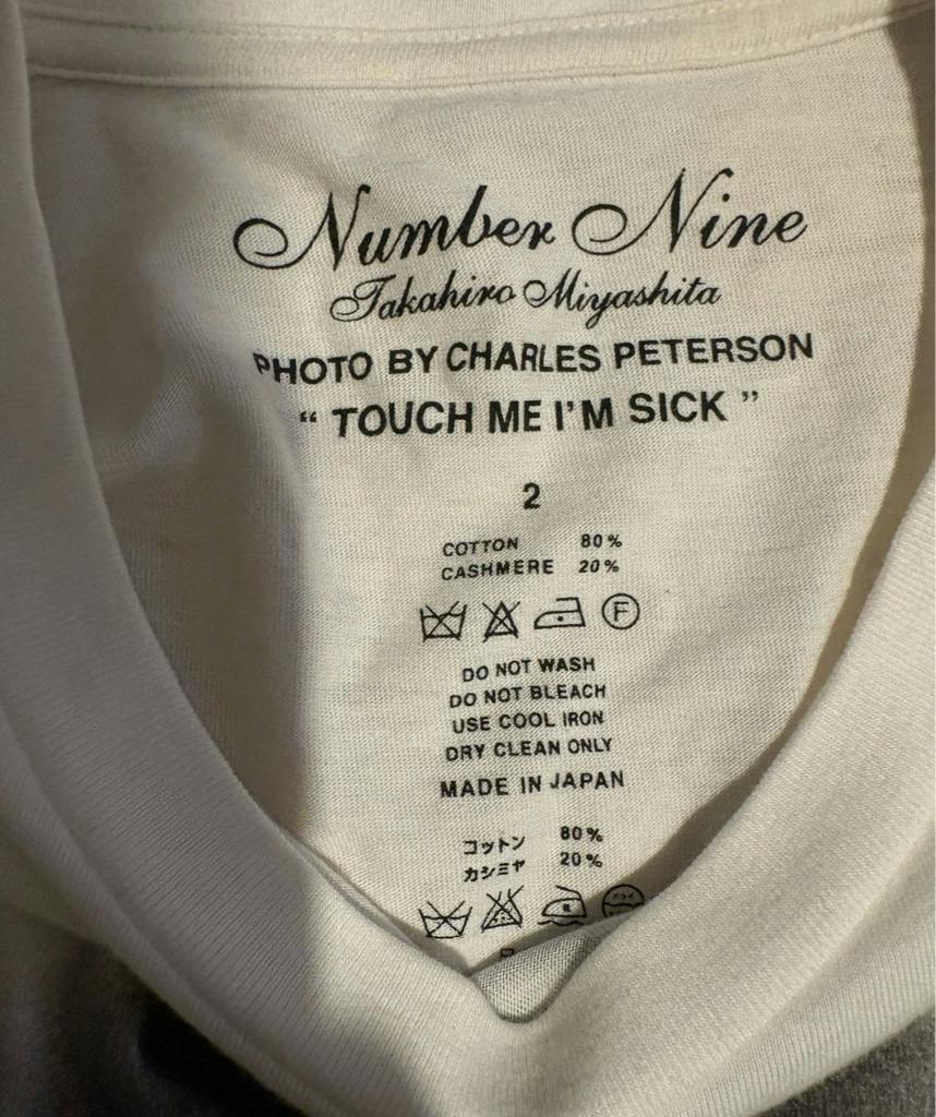 着画有り 希少 number nine 09aw  photo tee 着画有り 希少 number nine 09aw kurt photo tee - ARCHIVESTOCK