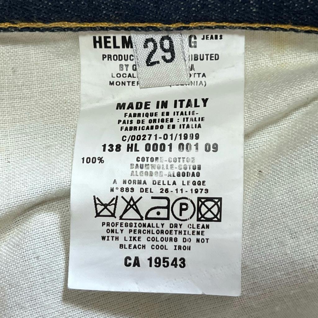 1999 HELMUT LANG 濃紺 デニム 本人期 アーカイブ 29 - ARCHIVESTOCK