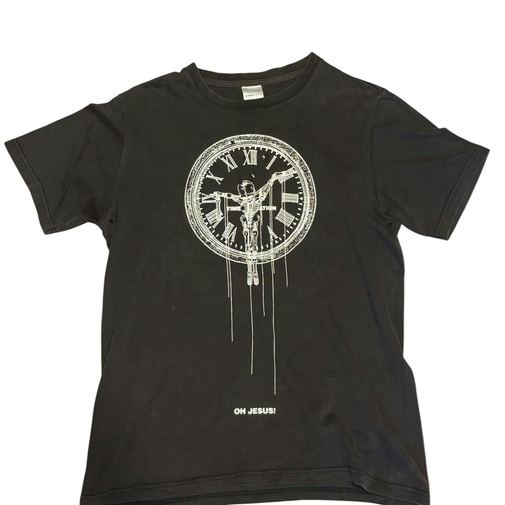 number nine 01ss タイム期 skull clock tee - ARCHIVESTOCK