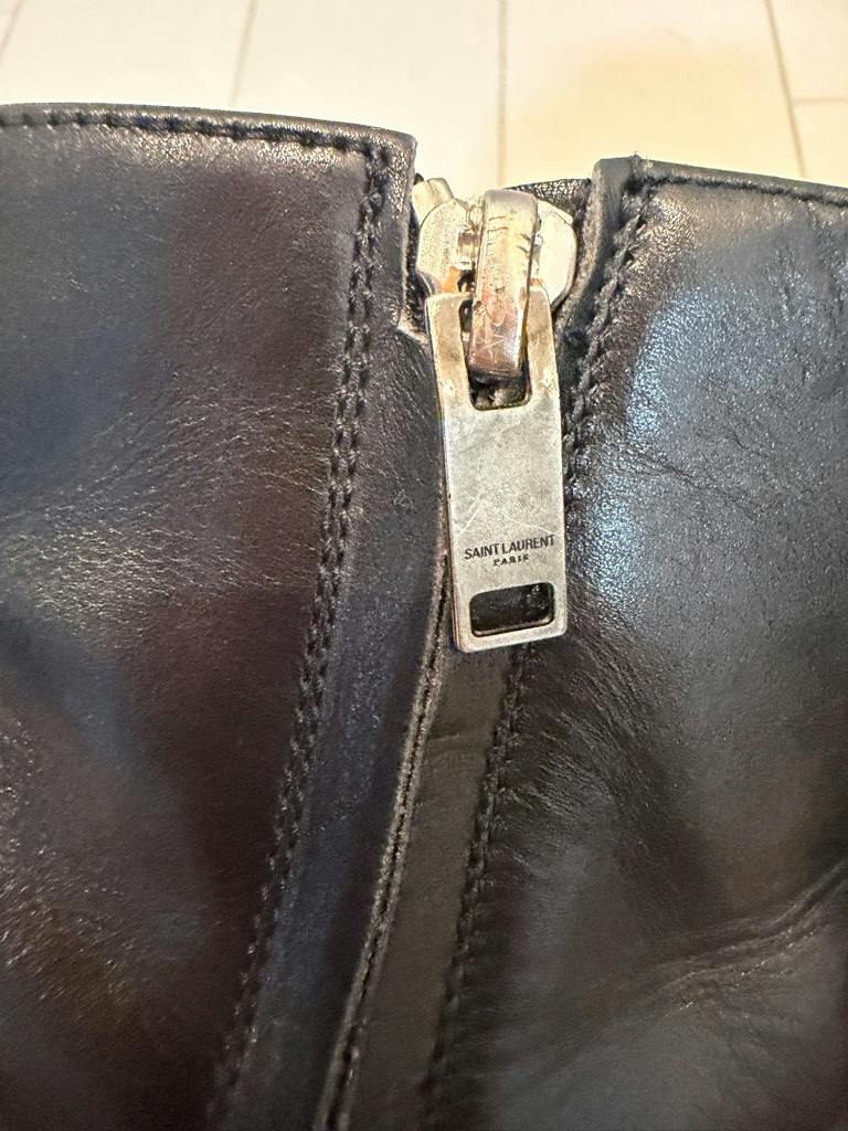 SAINT LAURENT ワイアットハーネスリングブーツ 41 エディ期