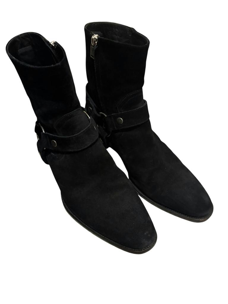 SAINT LAURENT PARIS ワイアットハーネス ブーツ 42 エディ saint laurent エディ期 ワイアット ハーネスリングブーツ 42