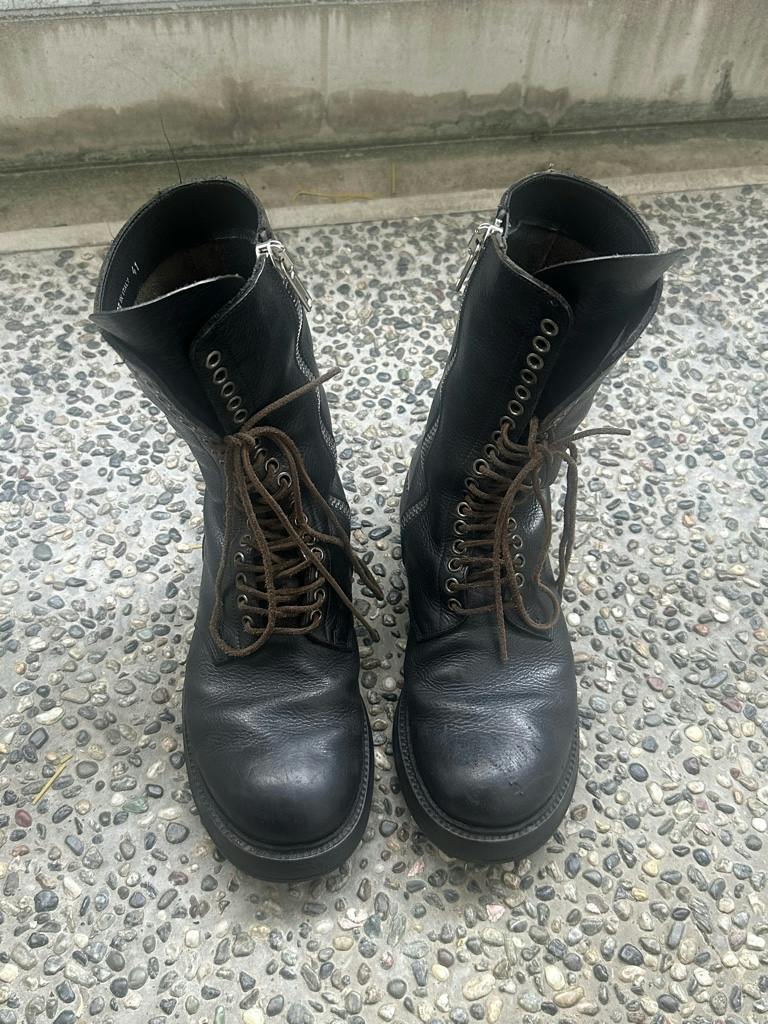 rick owens army boots - ARCHIVESTOCK