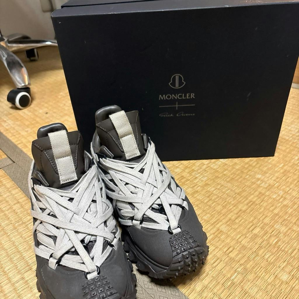 大幅最終値下げ！Rick Owens × MONCLER Trailgrip Megalace Sneaker
