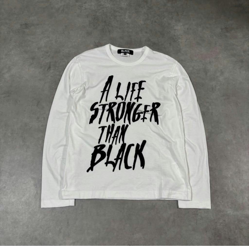 2026SS Black comme des garcons long t shirt - ARCHIVESTOCK