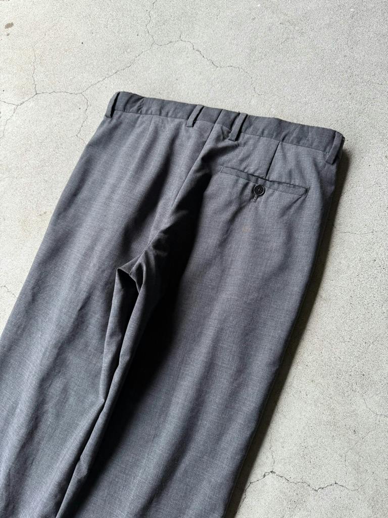 17SS Maison Margiela スラックス　44 ウール　ガリアーノ Maison Margiela 17SS Archive Dark Gray Virgin Wool Slacks