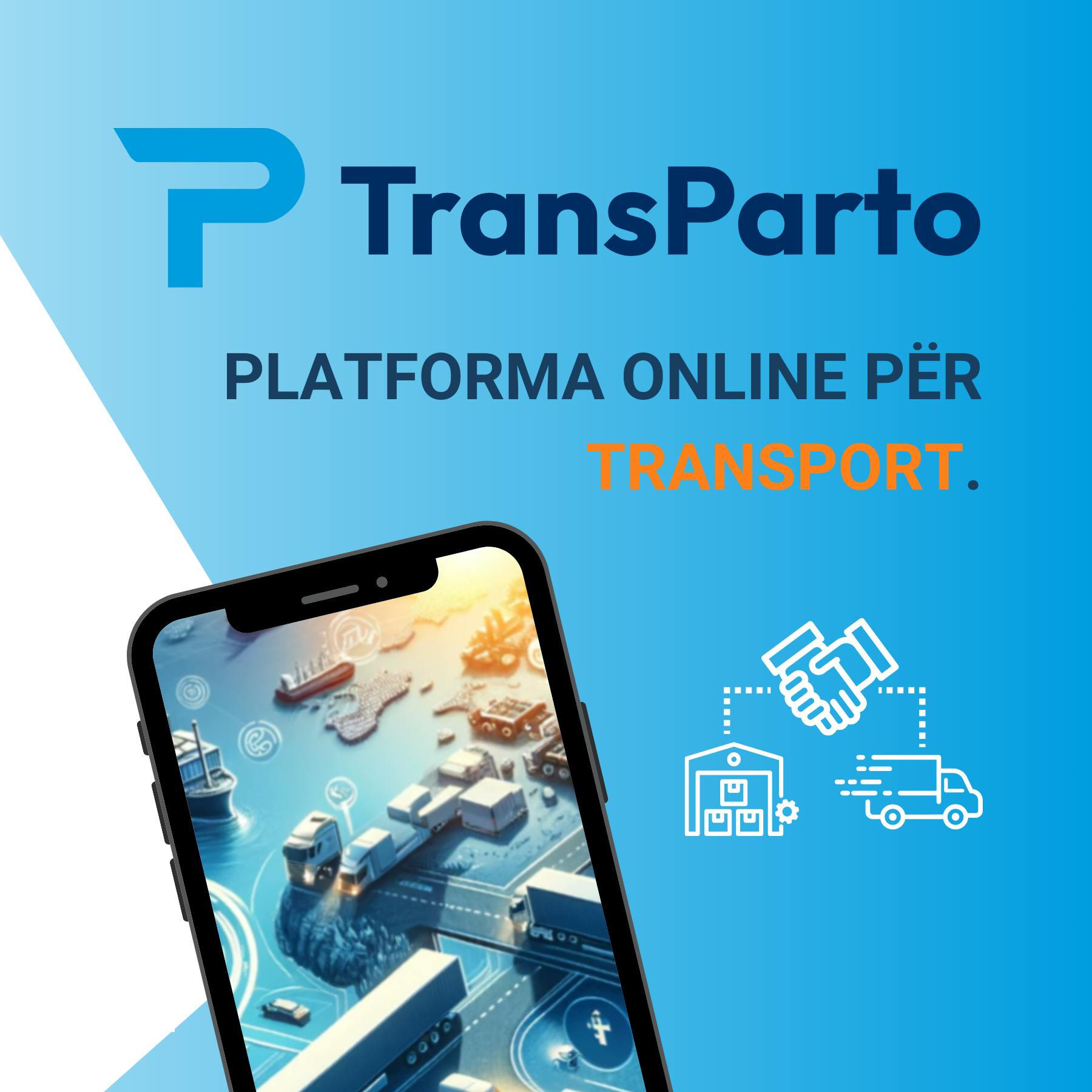 TransParto - Platforma Online për Transport!