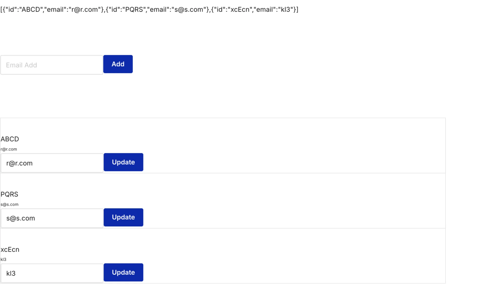 How to edit partiular value from the array of objects which is saved in ...
