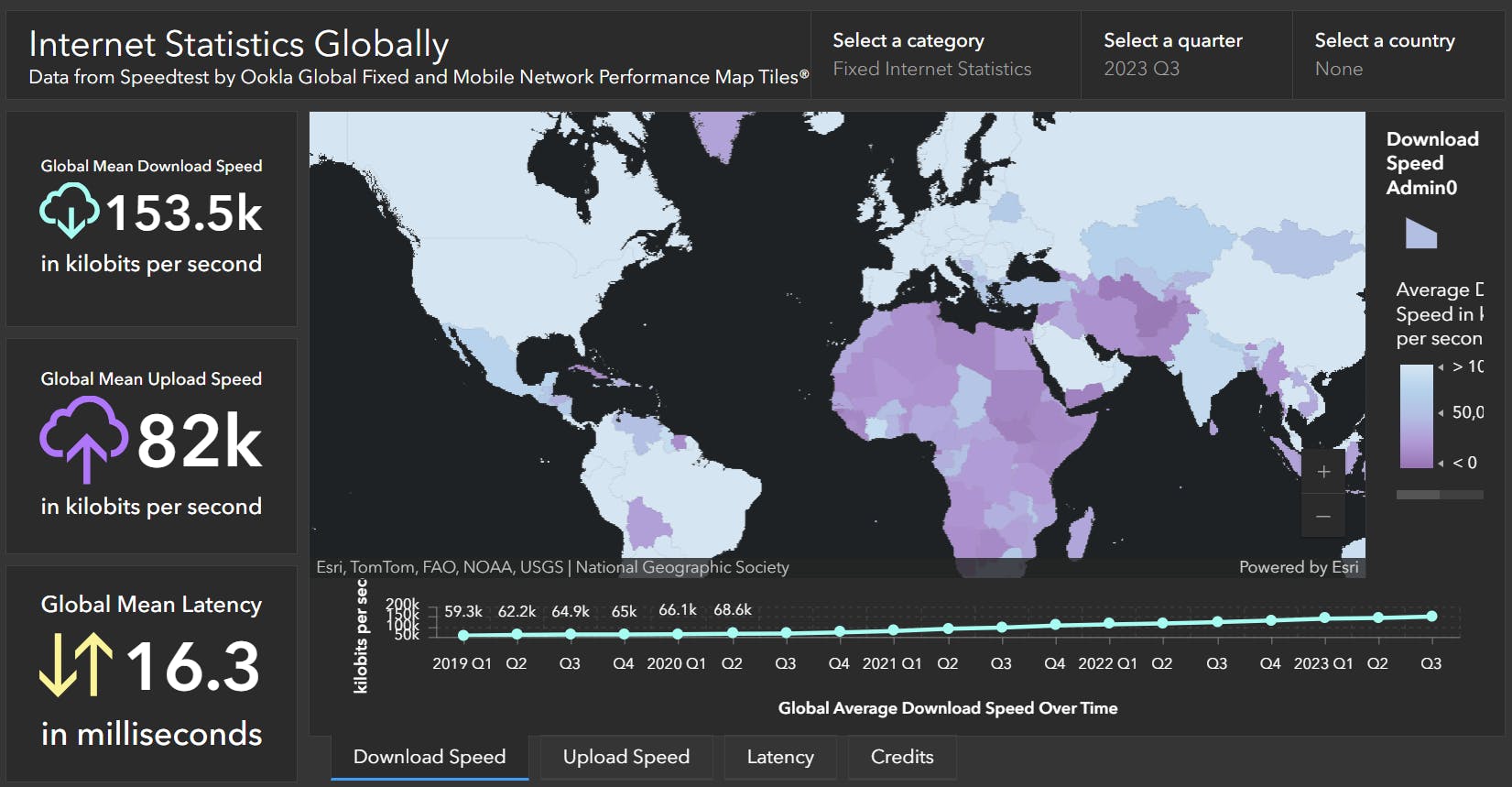Speedtest by Ookla Global Fixed and Mobile Network Performance Map Tiles