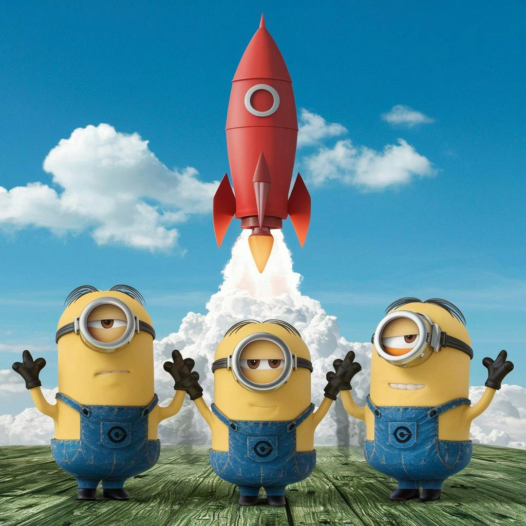 gota: Os Minions e o Foguete