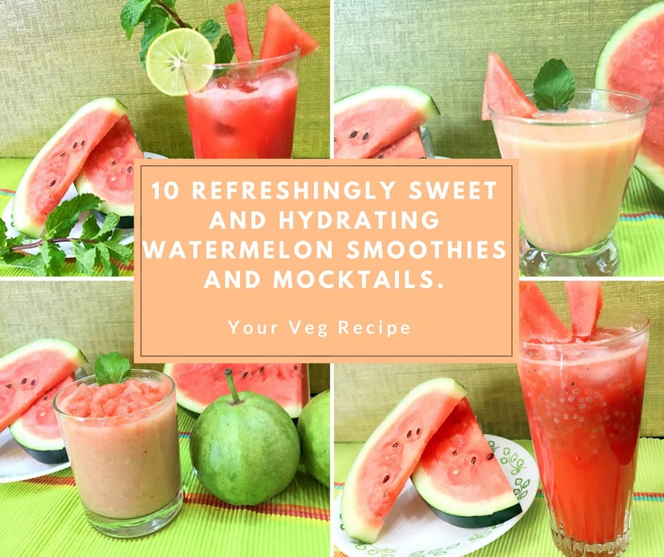 10 Refreshingly sweet and hydrating Watermelon smoothies and mocktails ...