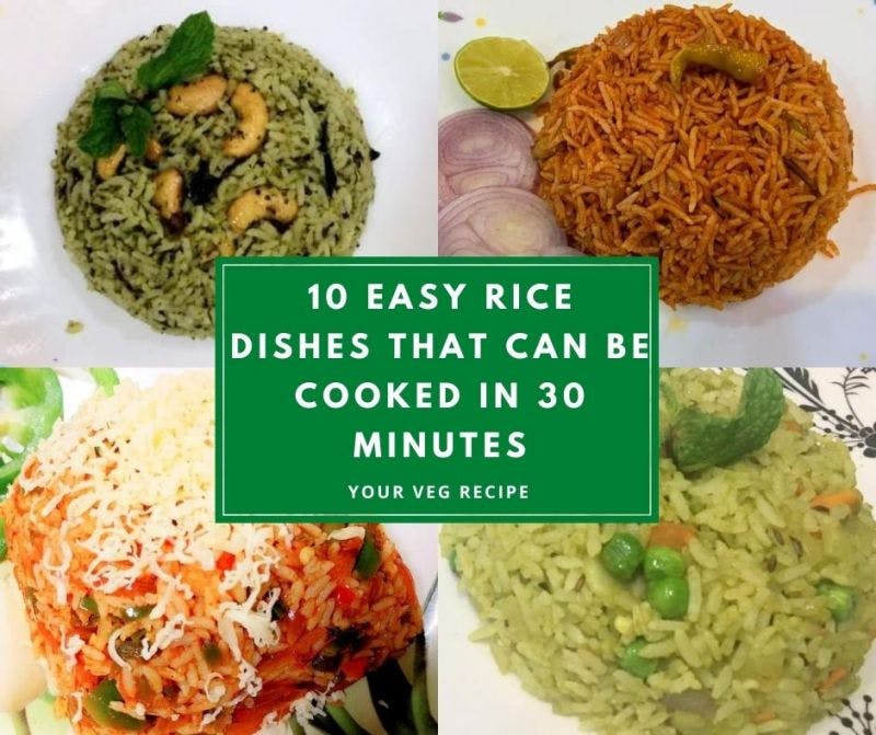 10 easy rice dishes that can be cooked in less then 30 minutes Your