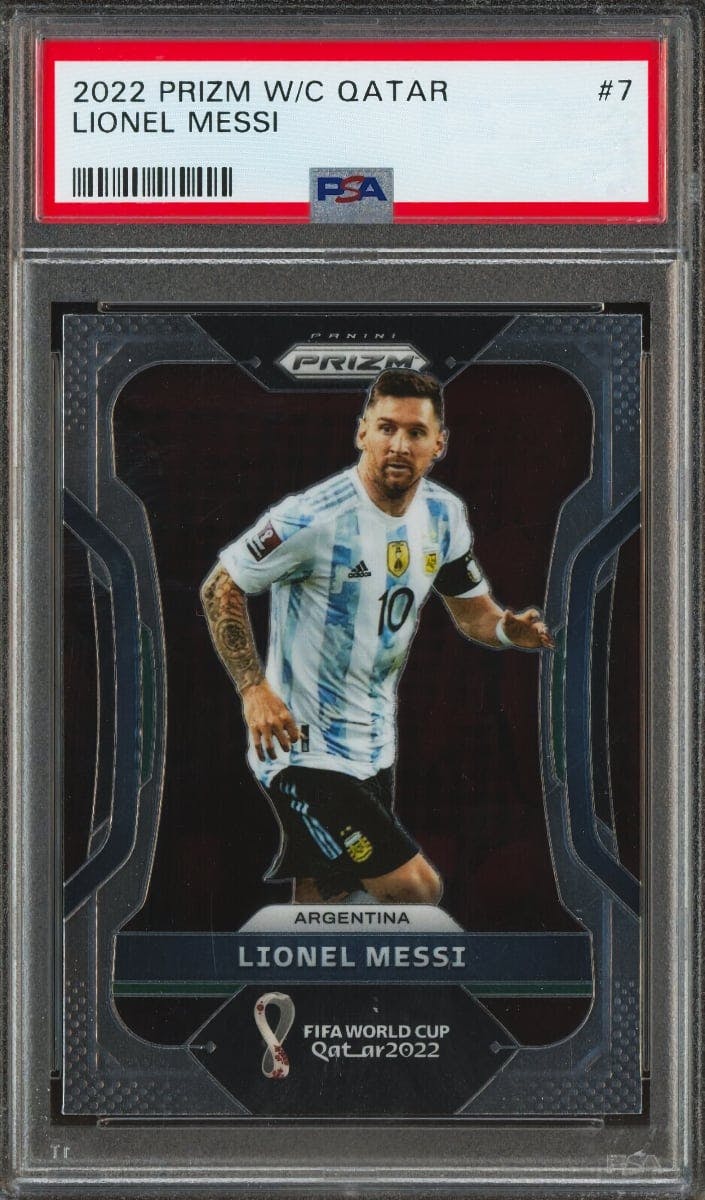 Card Prices | Lionel Messi 2022 Panini Prizm FIFA World Cup Qatar