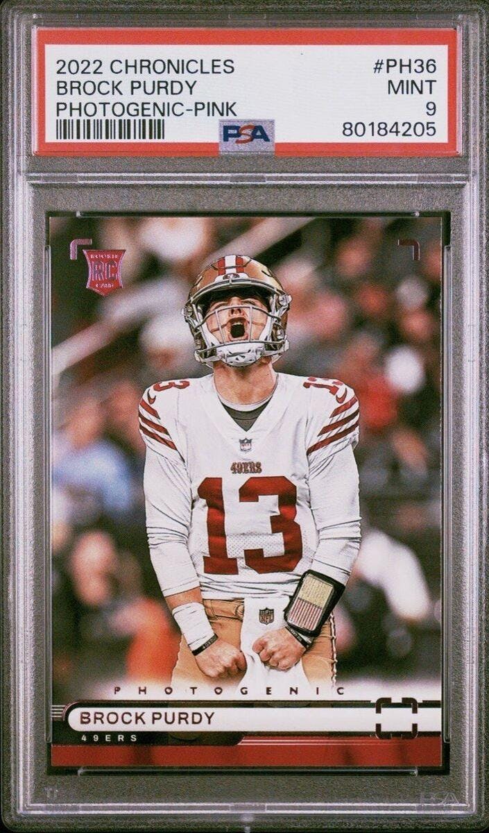 Brock deals Purdy San Francisco 49ers 2022 Donruss Elite RC #185 Pink