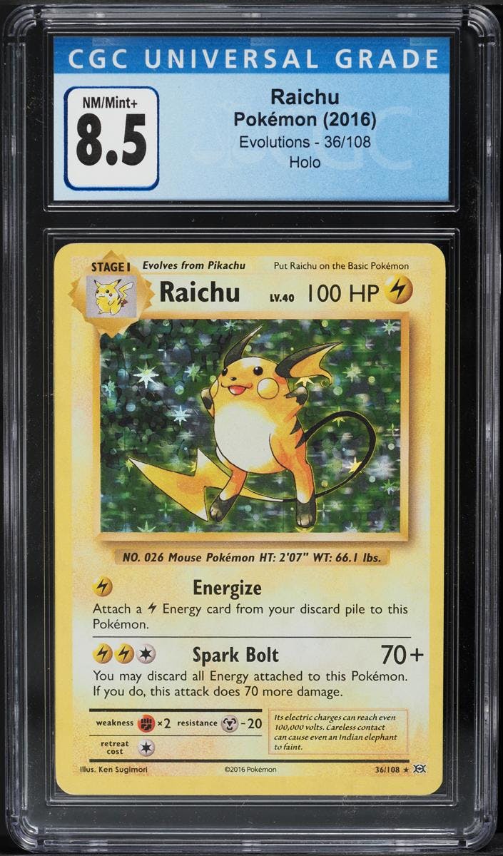 Pokemon Raichu selling #36 Holo