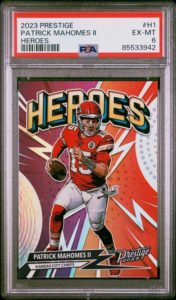 PATRICK store MAHOMES PSA 10 GEM MINT 2020 Panini Prestige Chiefs Football Card