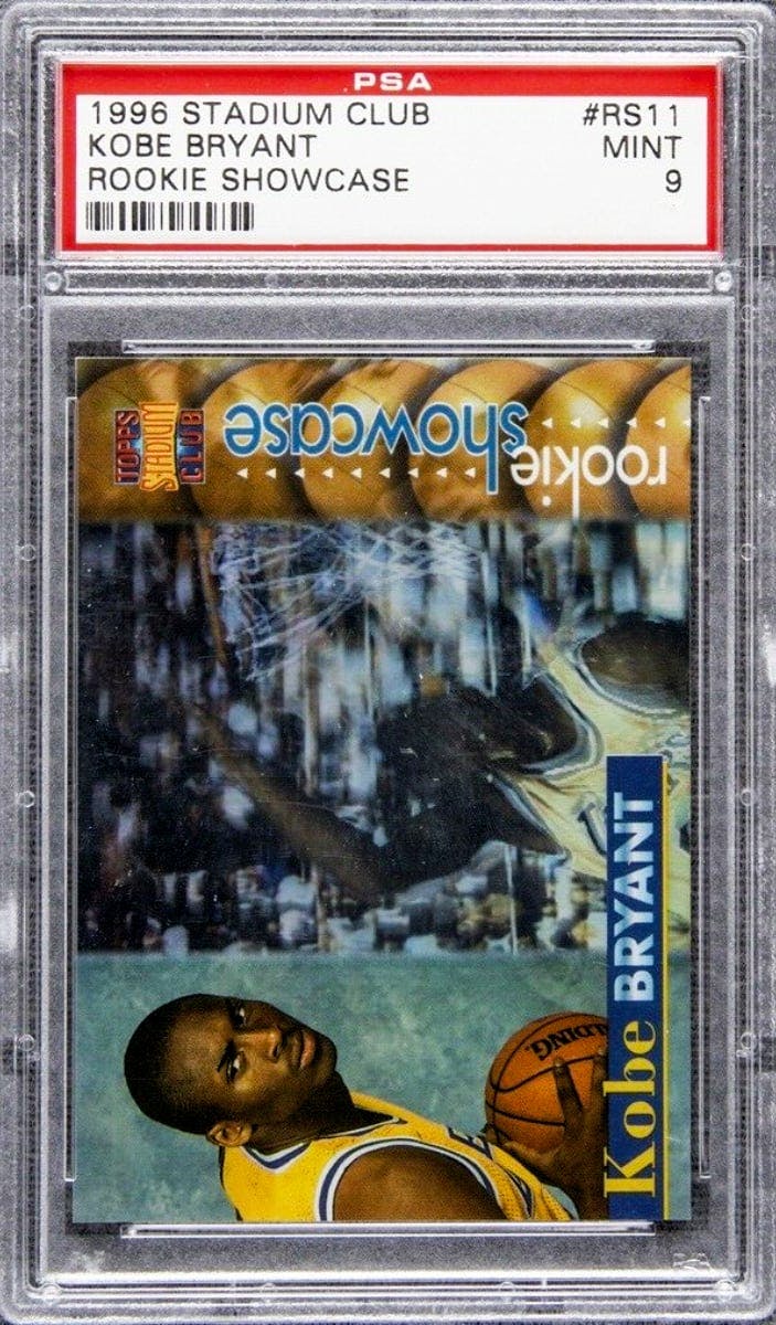 Card Prices | Kobe Bryant 1996 Stadium Club Rookie Showcase