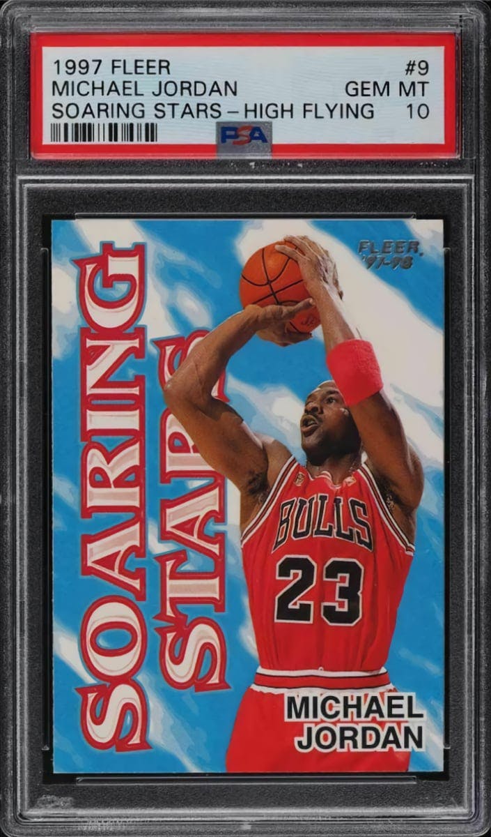 Michael jordan flying on sale high