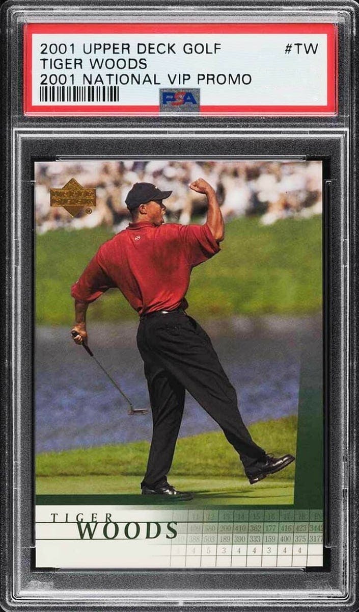 Tiger Woods hotsell PSA 9 RC