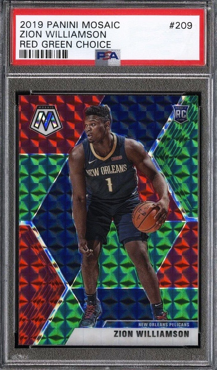 Card Prices | Zion Williamson 2019 Panini Mosaic NBA Debut