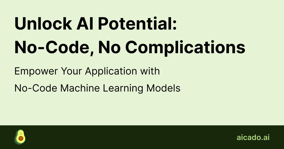 Unlock AI Potential No Code No Complications Aicado ai Unlock ai potential no code no complications aicado ai