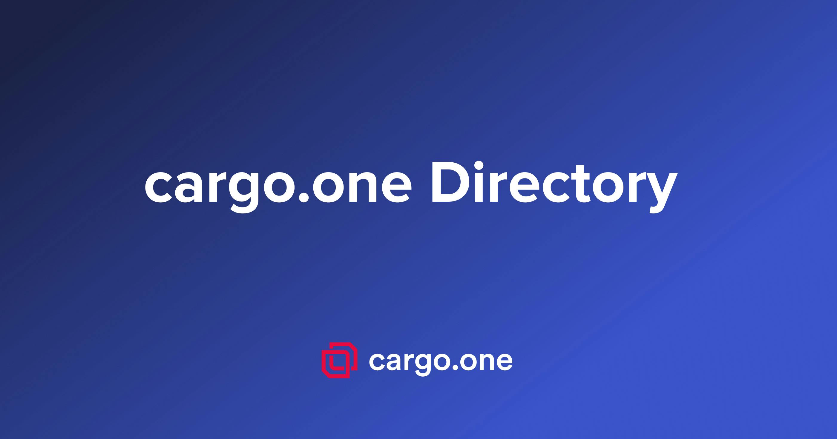 cargo.one | Forwarder connect