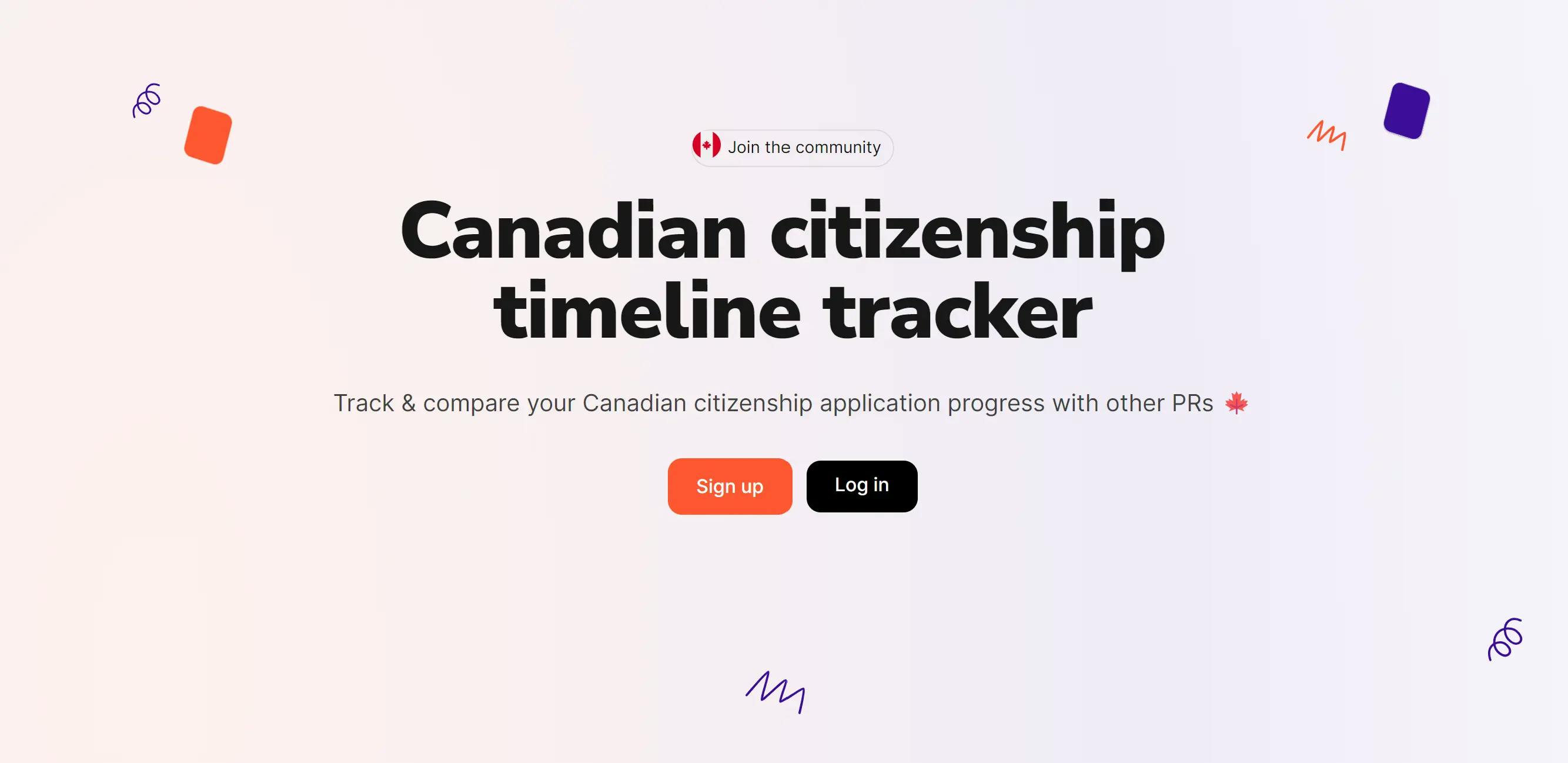 Roamtab | Canadian Citizenship App Timeline Tracker