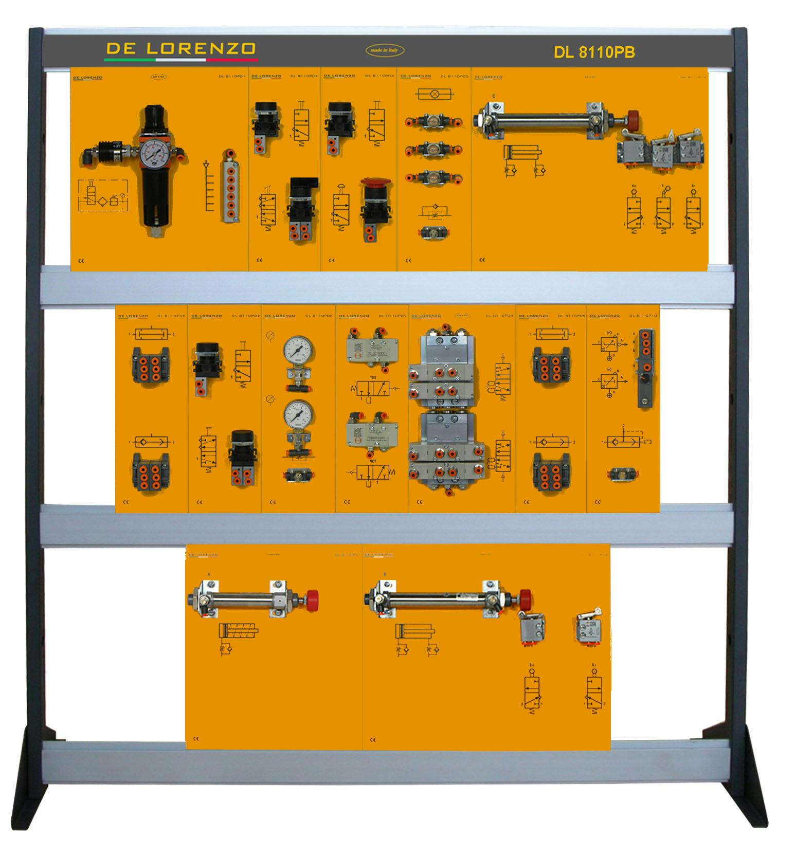 BASIC PNEUMATICS TRAINER DL 8110PB De Lorenzo