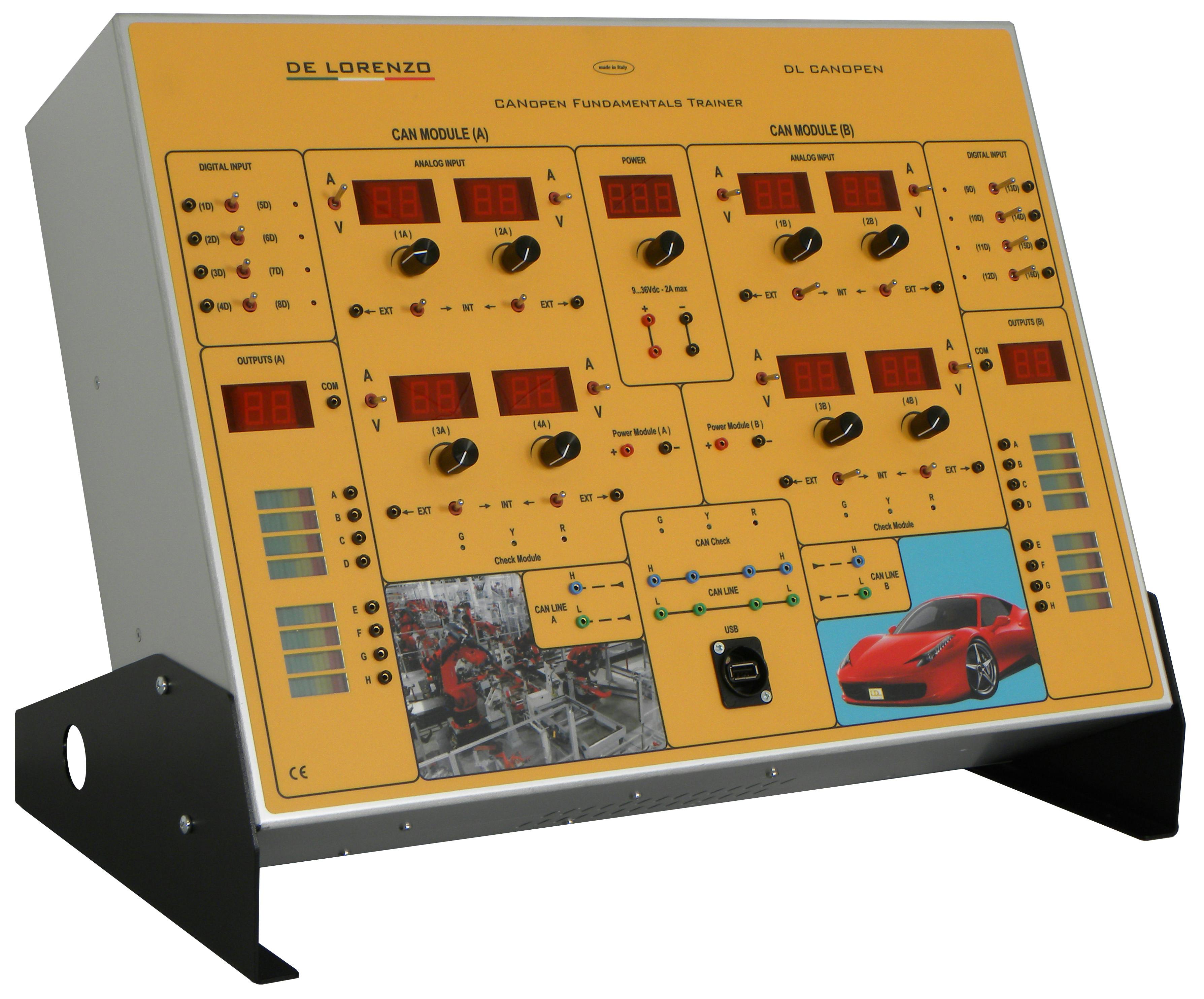 SYSTEM FOR THE STUDY OF CANOPEN DL CANOPEN De Lorenzo