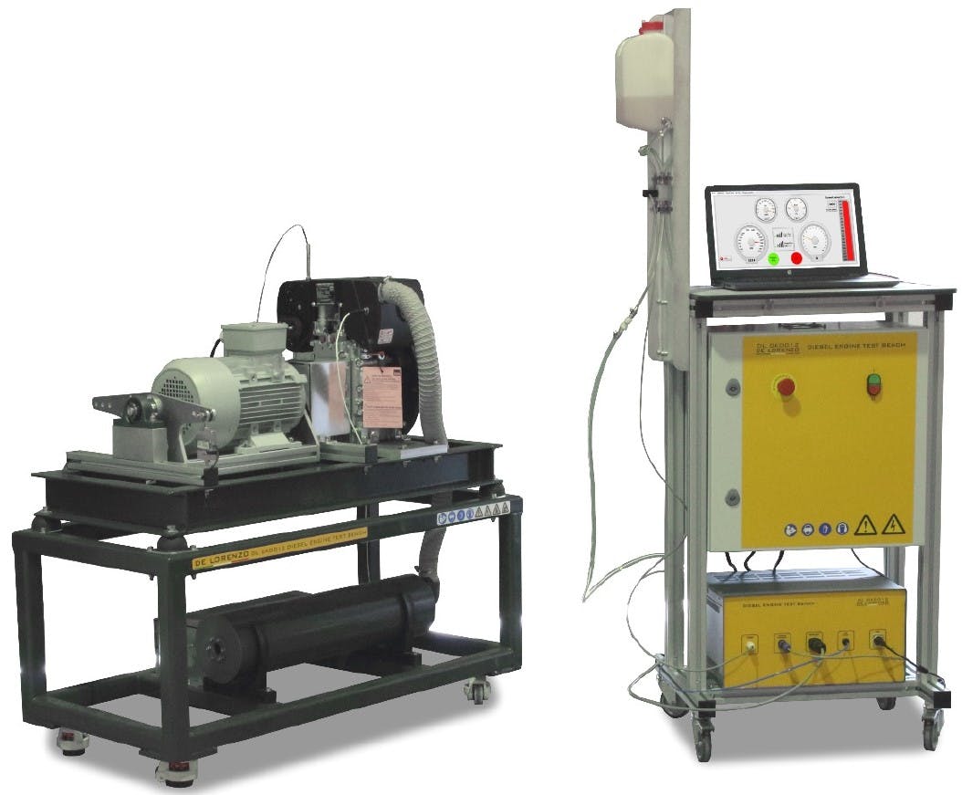 Diesel Engine Test Bench For Advanced Training Dl Dkd012 De Lorenzo