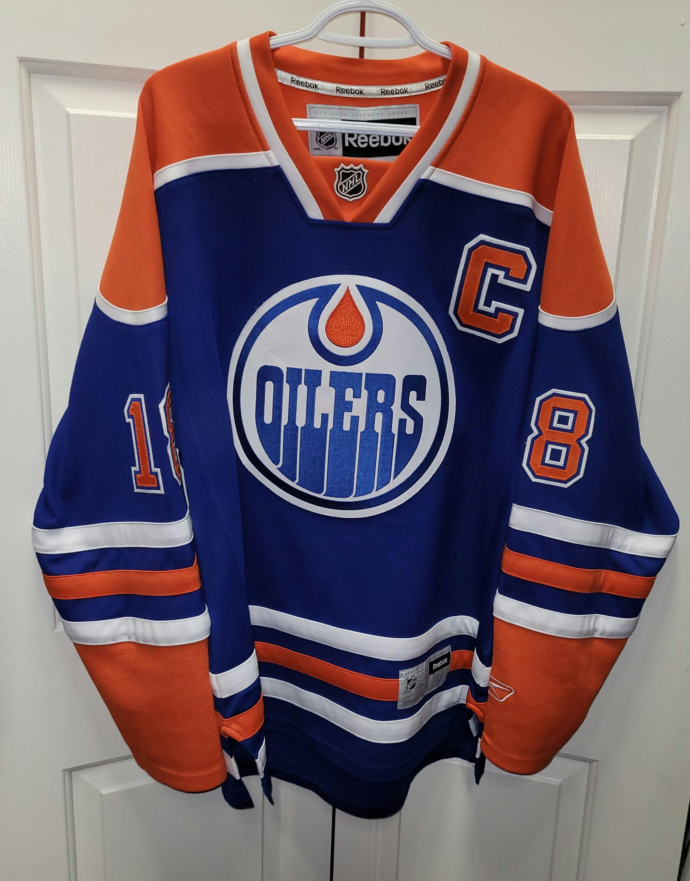 Edmonton oilers reebok sales jersey