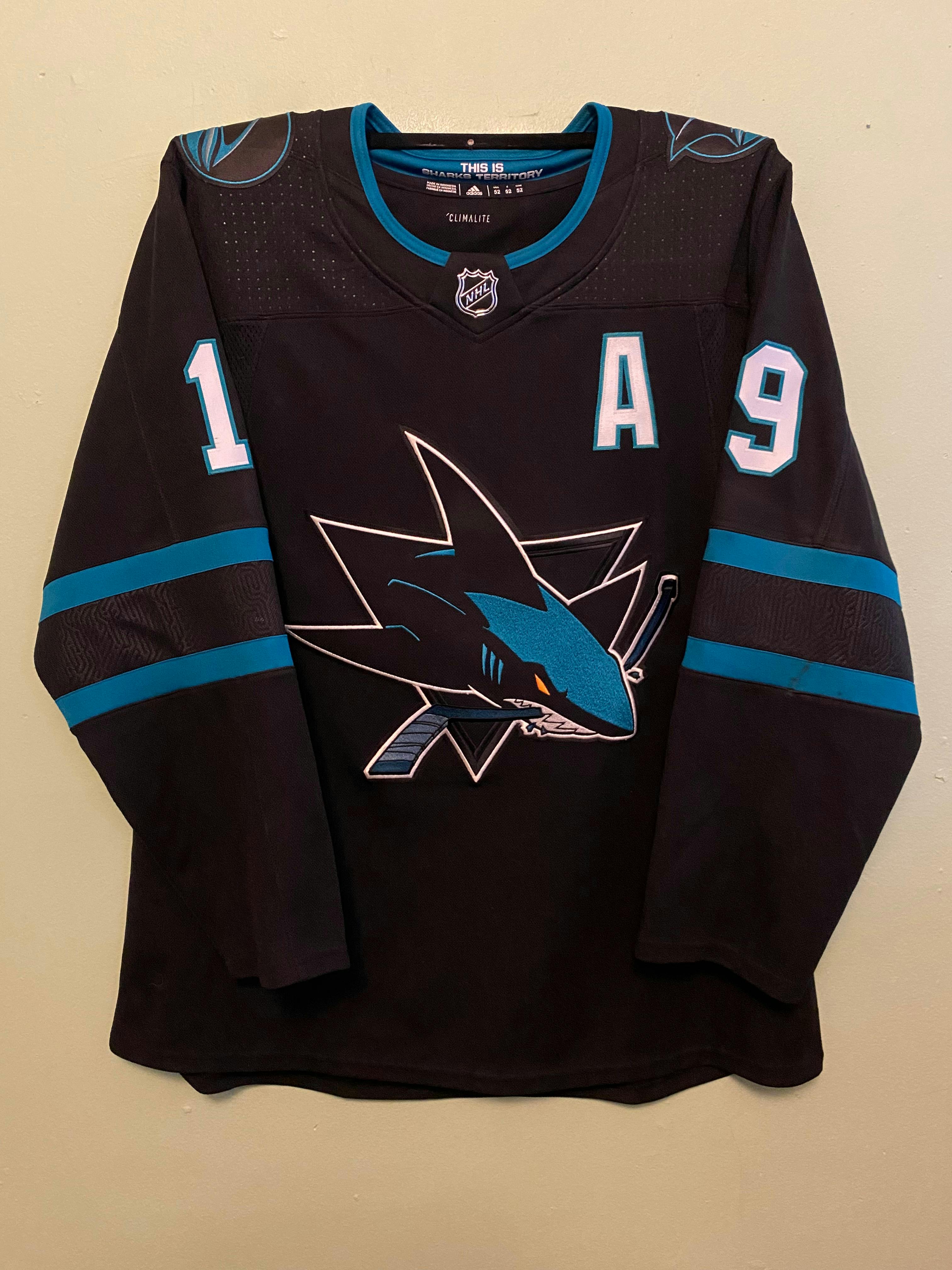 Joe thornton jersey best sale