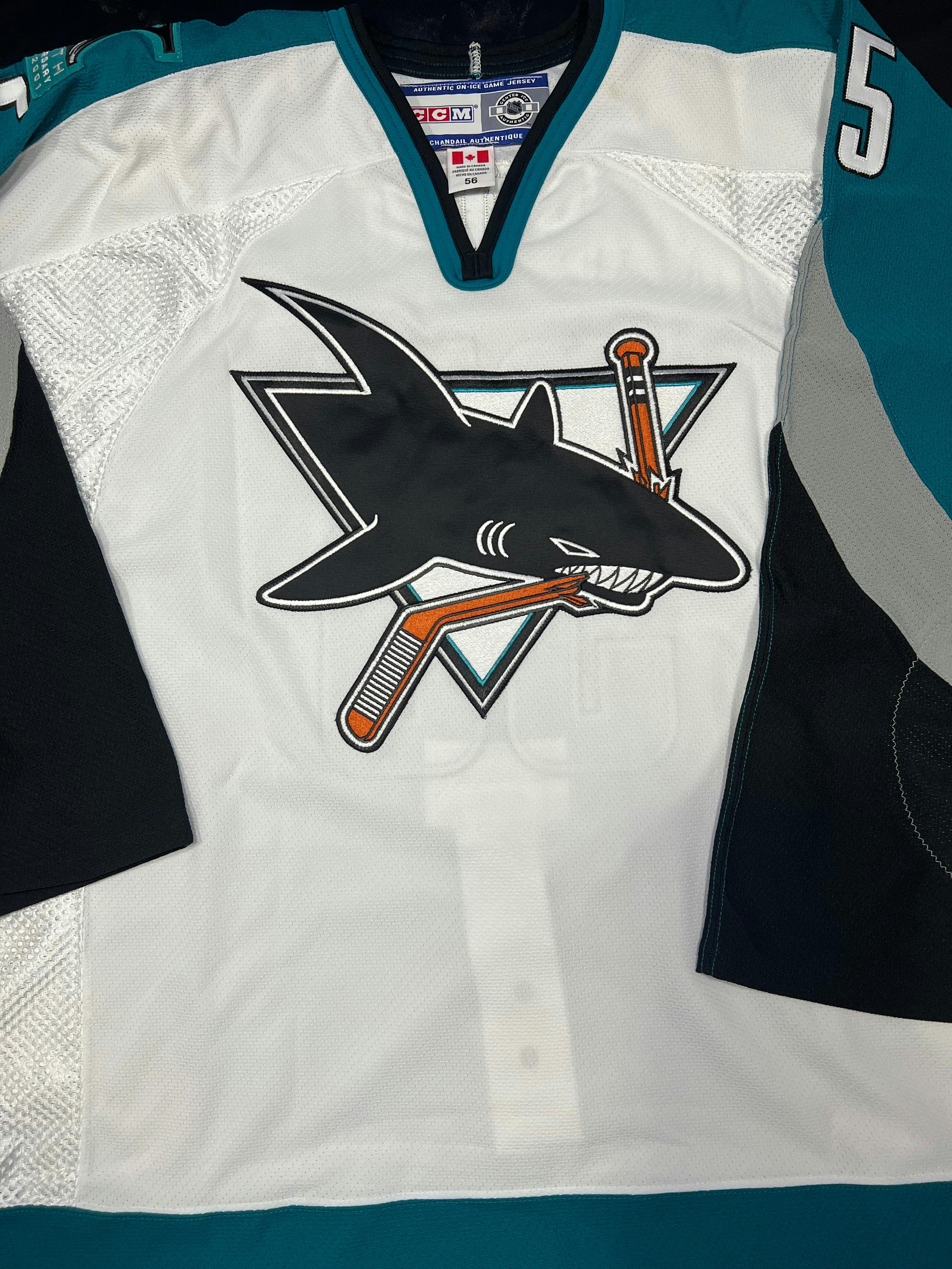 San shops Jose Sharks jersey 10th anniversary