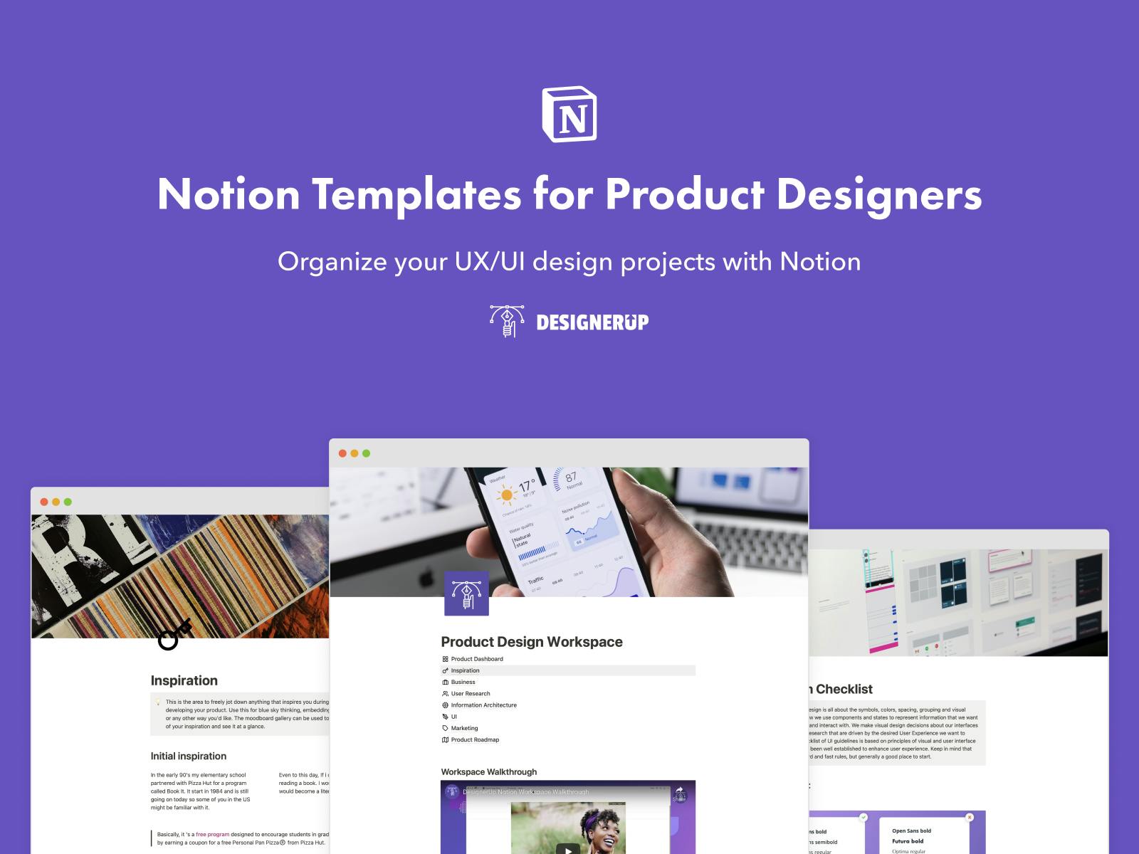 Notion Templates For Product Designers — Buy & Sell Templates On Notion ...