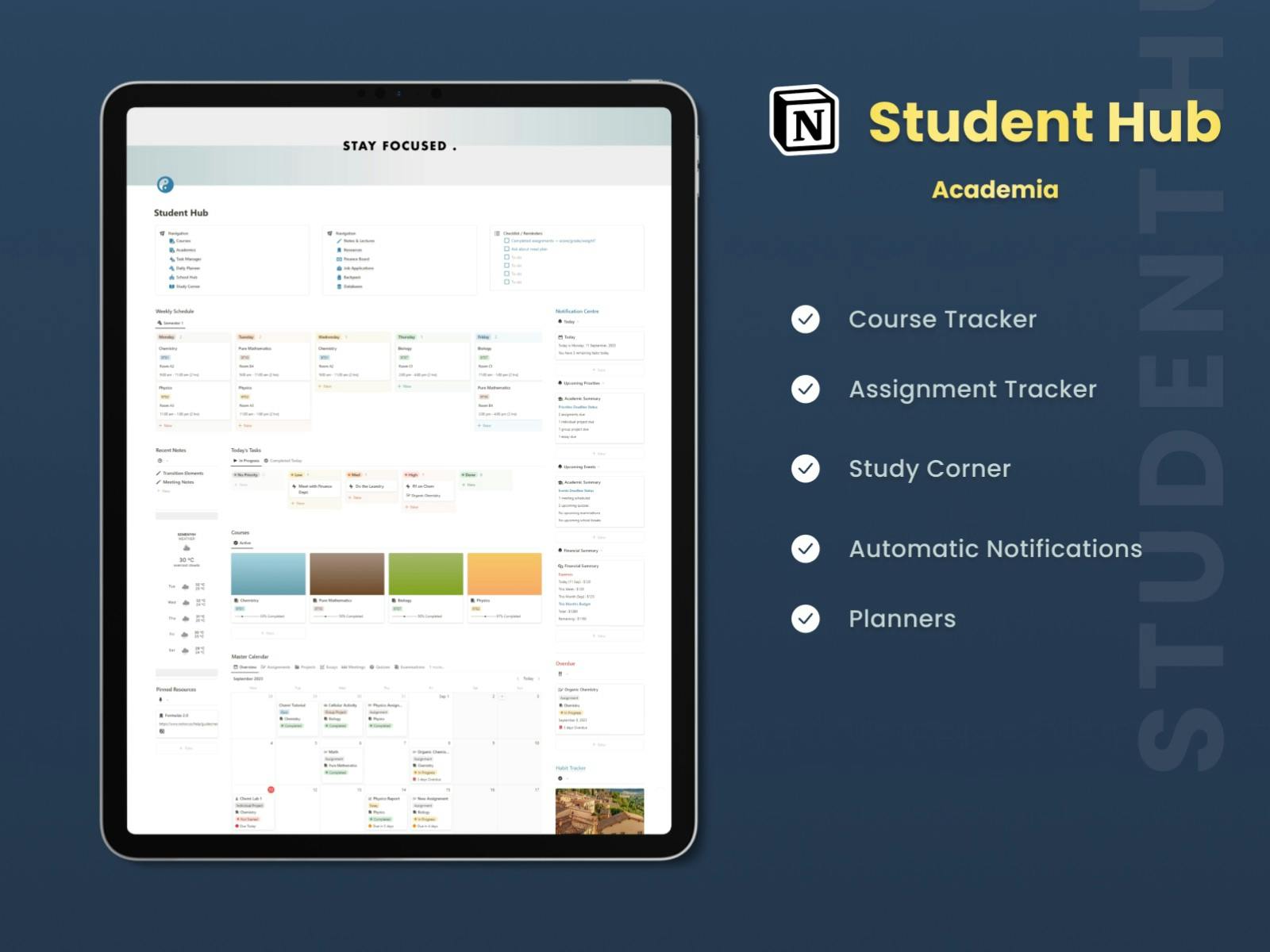 Notion Student Hub — Buy & Sell Templates On Notion Insider