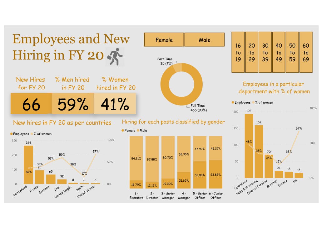 PowerBI Project Diversity and Inclusion Dashboard