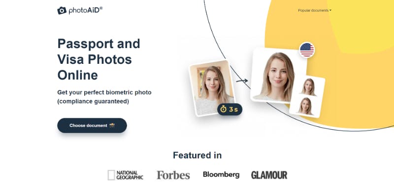 PhotoAiD: AI Passport And Visa Photos Online | Biometric Image