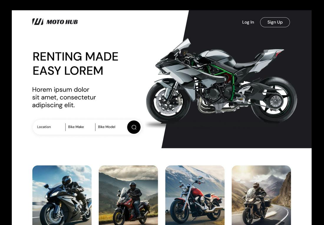 🚀 [NEW TEMPLATE] - Moto Rent - rental platform by MindForApps ...