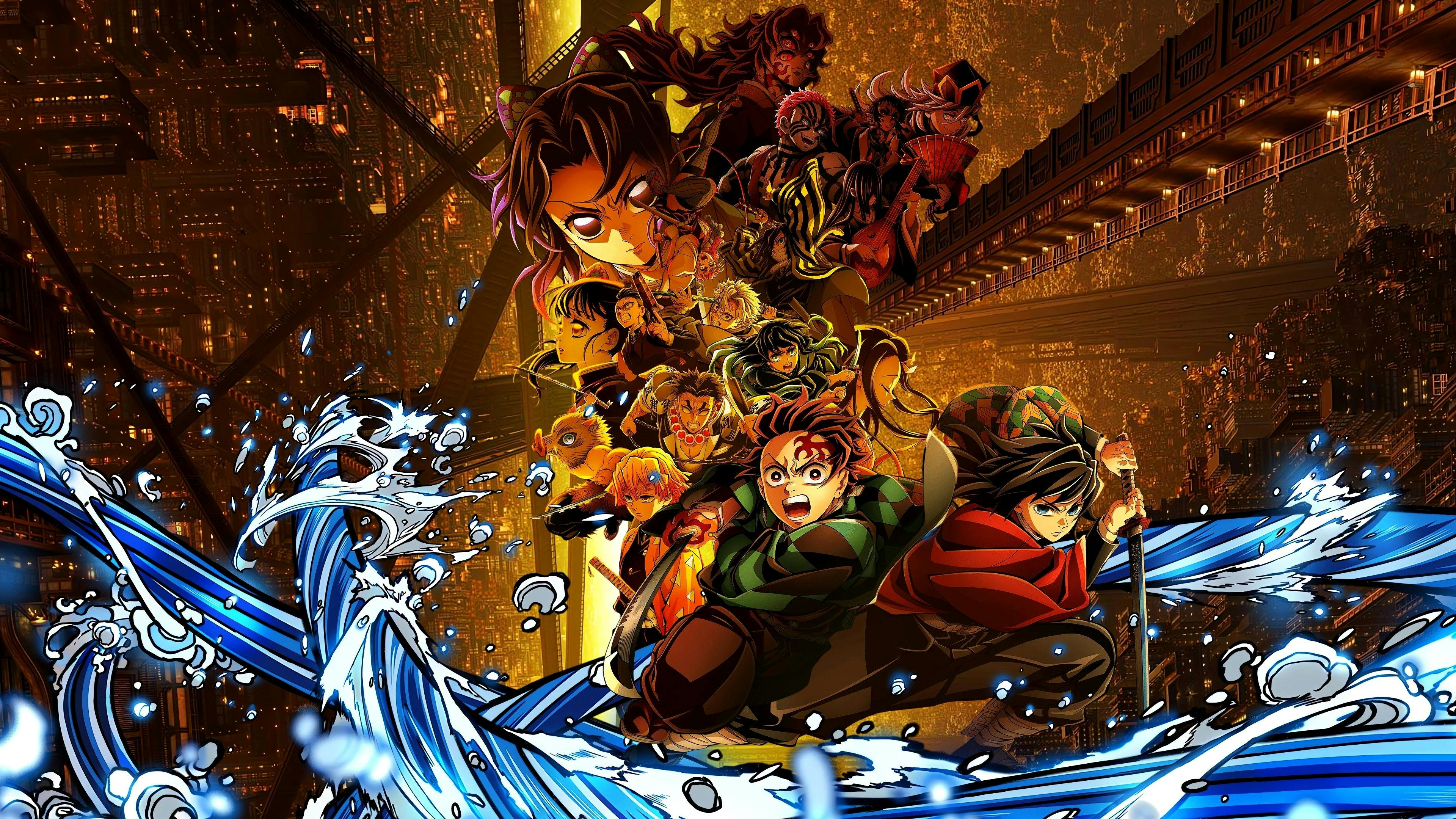 Demon Slayer: Kimetsu no Yaiba Castelo Infinito backdrop