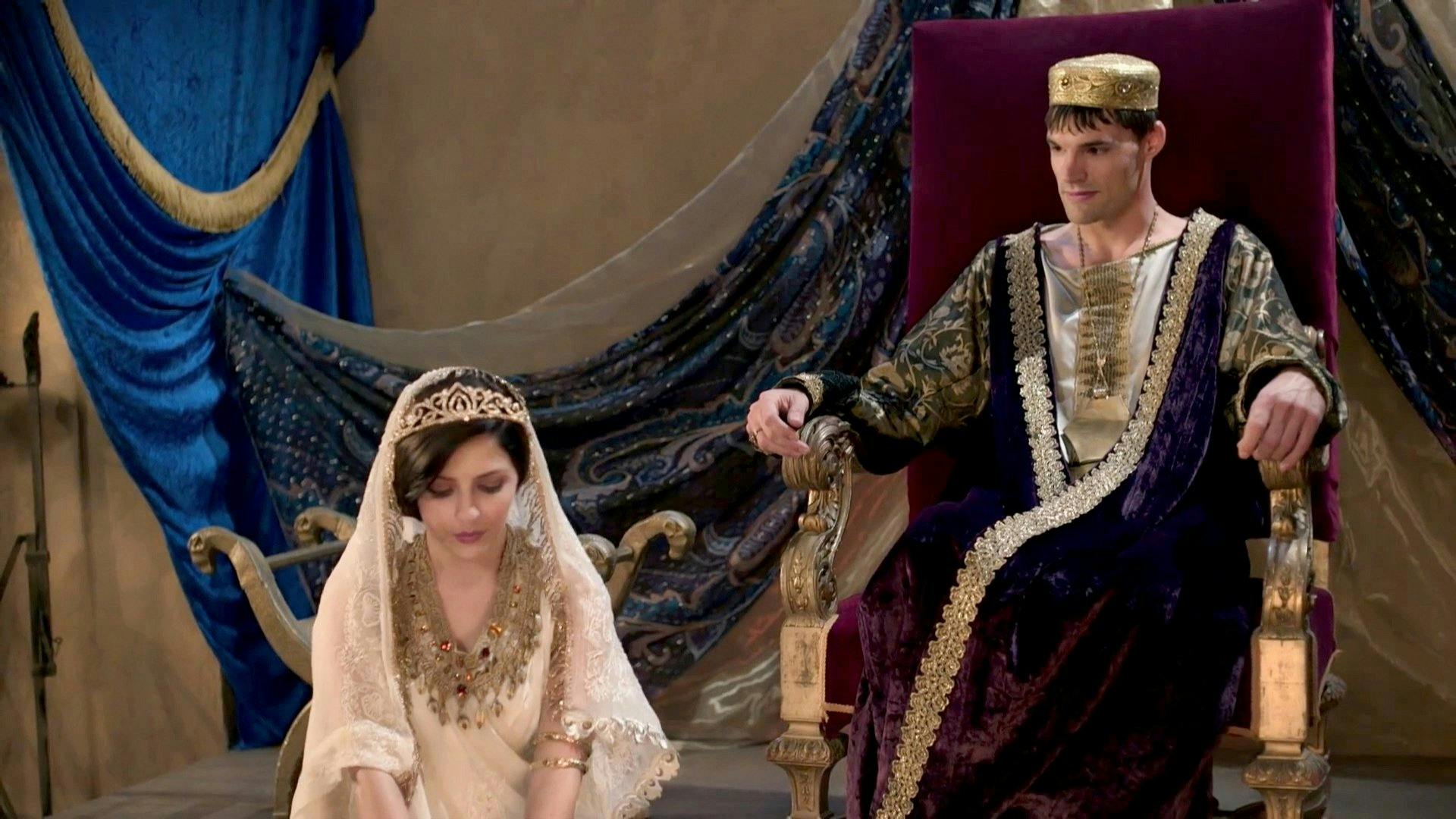 A História de Ester backdrop