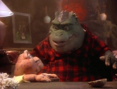 Família Dinossauros - episódio 1x1