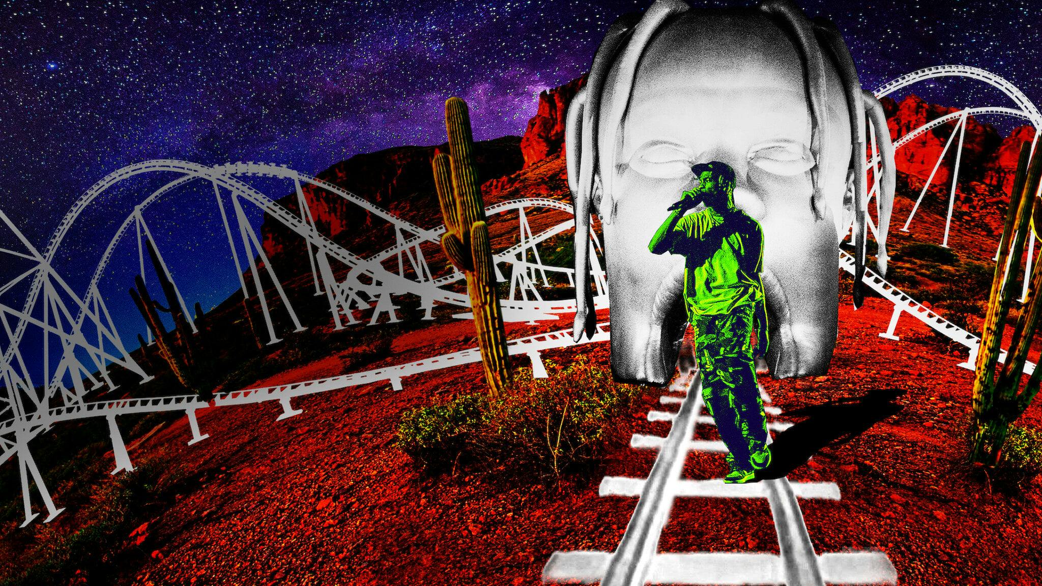 Travis Scott: Voando Alto backdrop