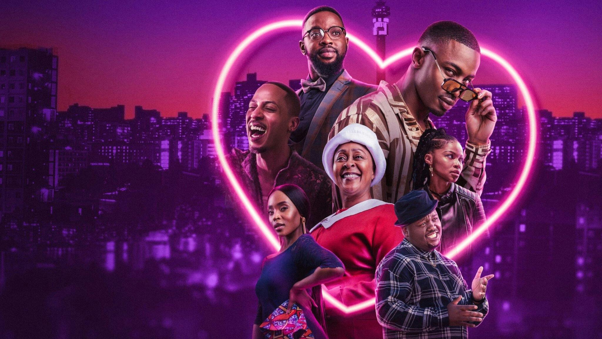 Amor em Soweto backdrop