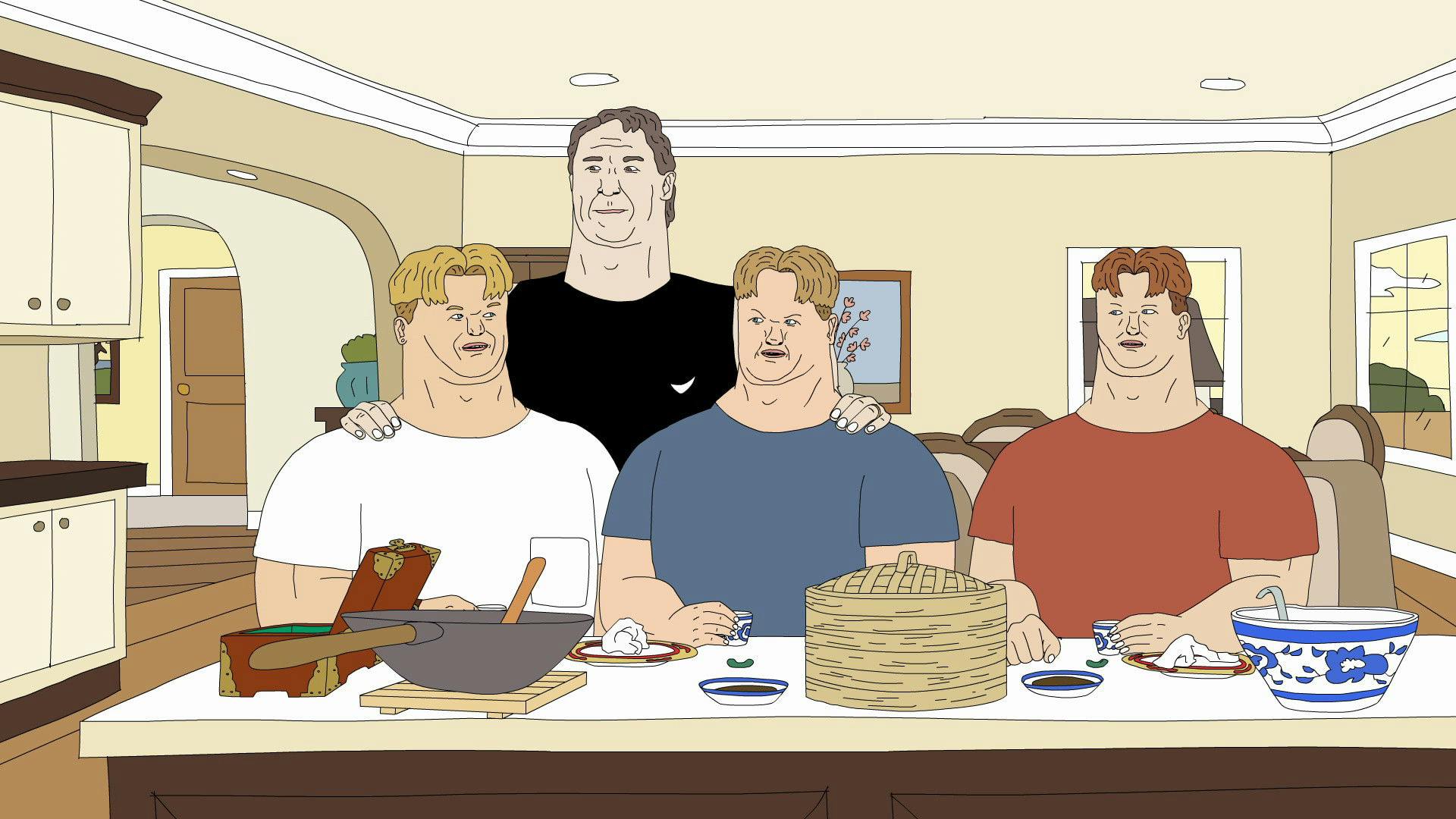 Haha, You Clowns backdrop