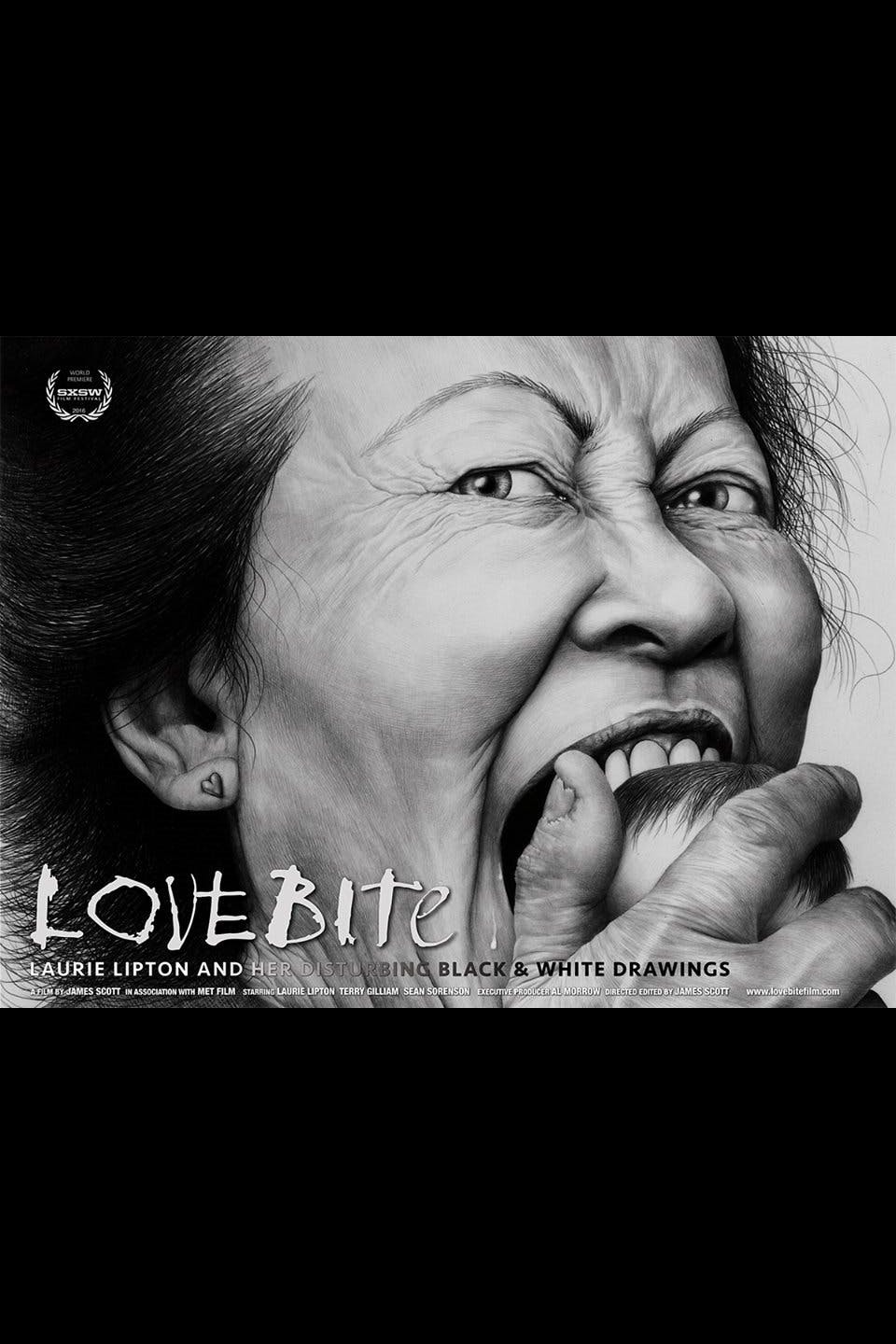 Love Bite: Laurie Lipton and Her Disturbing Black & White Drawings backdrop